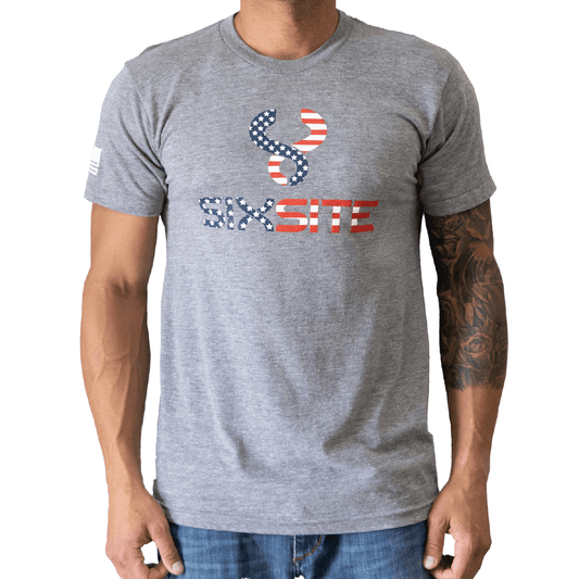 Stars & Stripes T-Shirt Grey