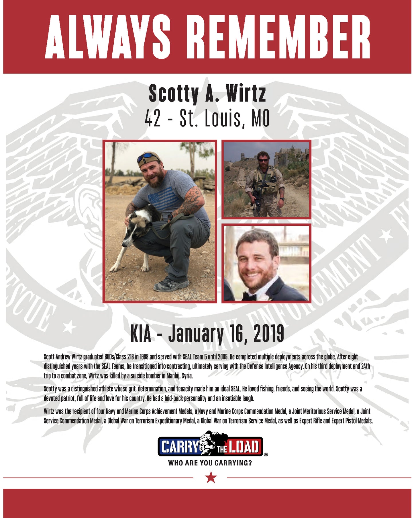 Scotty Wirtz Memorial Tee