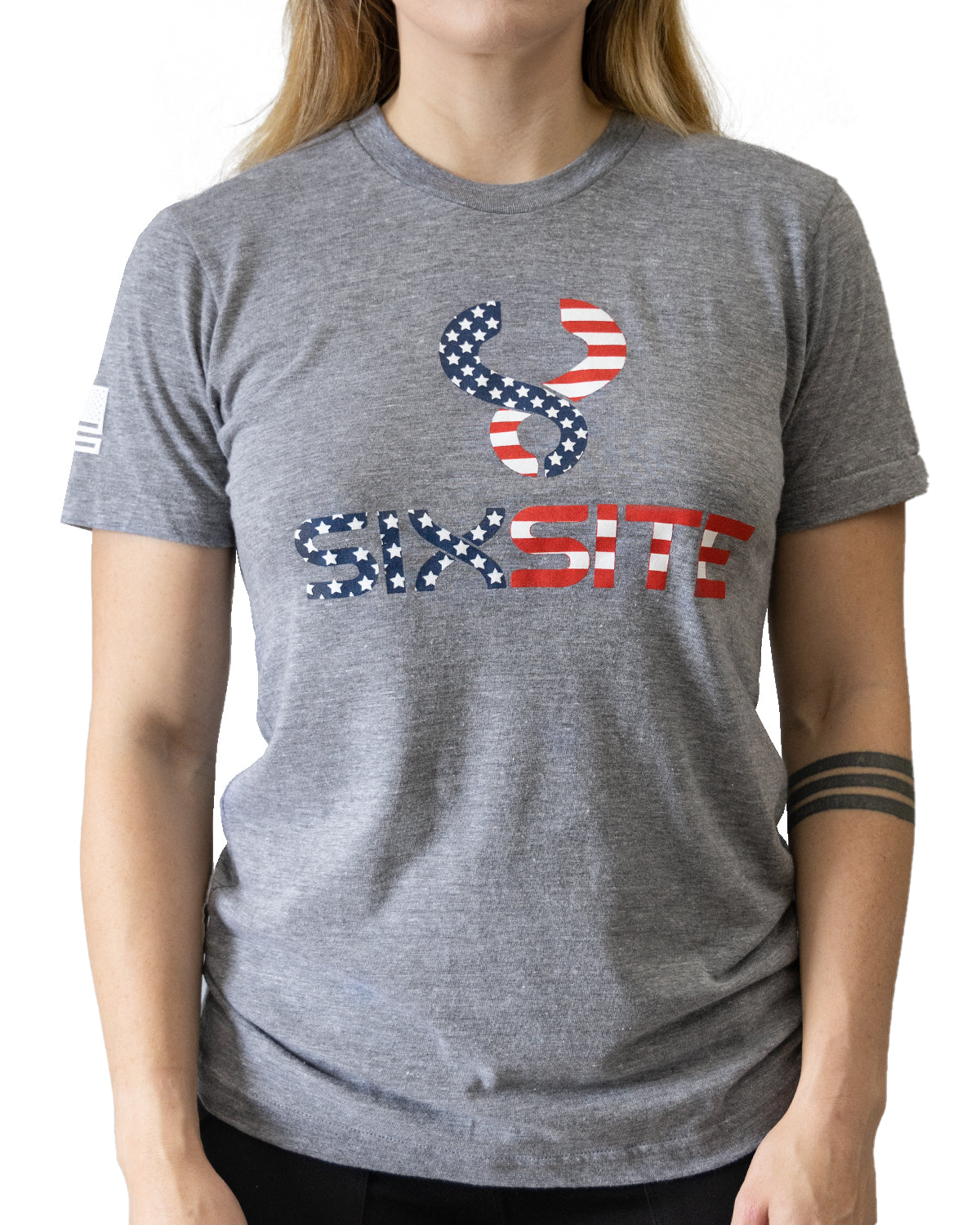 Stars & Stripes T-Shirt Grey
