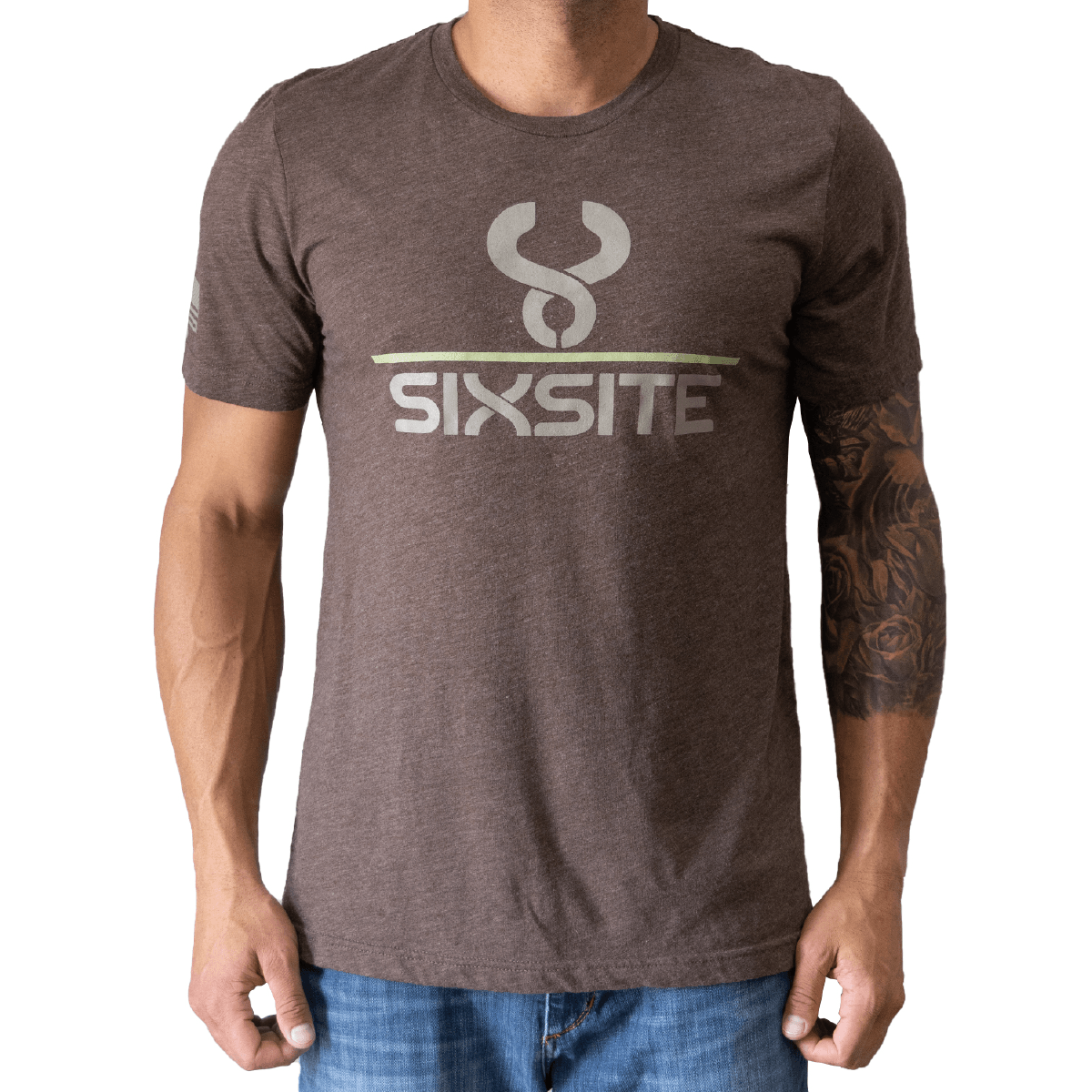 Outsider SIXSITE T-Shirt, Brown